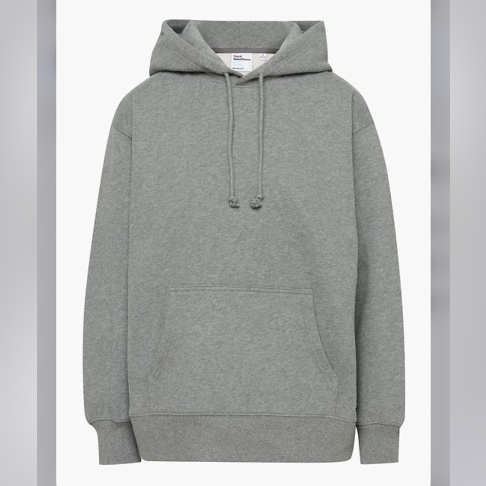 TNA COZY FLEECE BOYFRIEND HOODIE BRAND NEW GREY